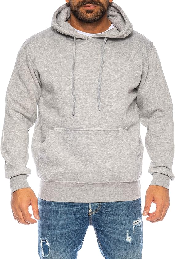 Raff & Taff Pullover Hood For Men-2312-Grey