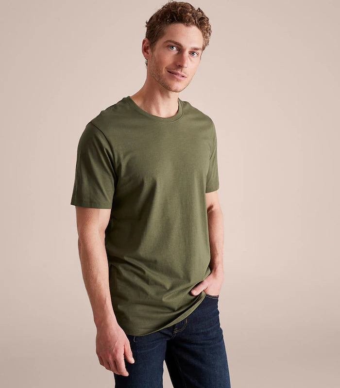 Solid Military T-shirt For Men-MTST-2238-Green