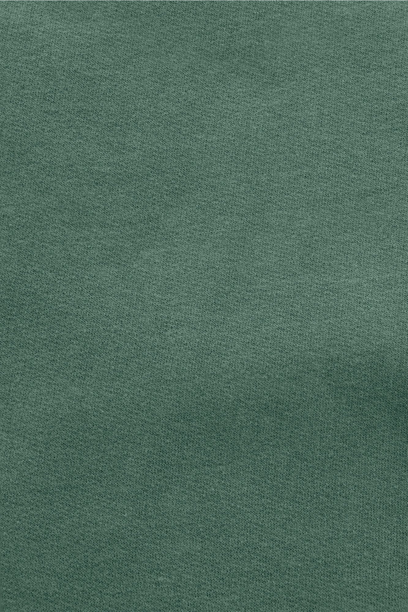 2733-Osk Women Cropped Drop Shoulder Sweater-Green