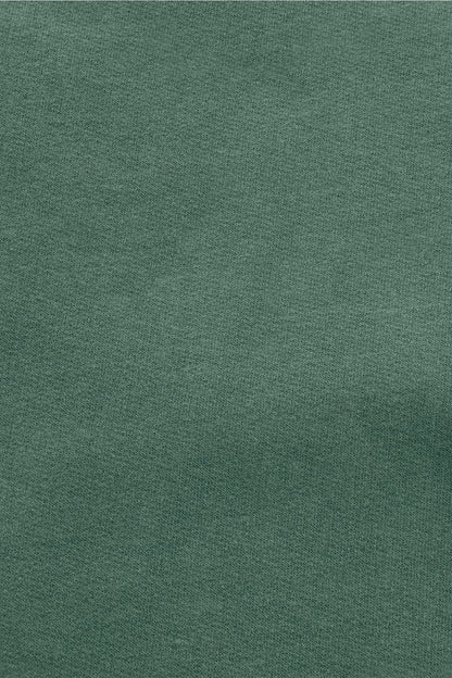 2733-Osk Women Cropped Drop Shoulder Sweater-Green