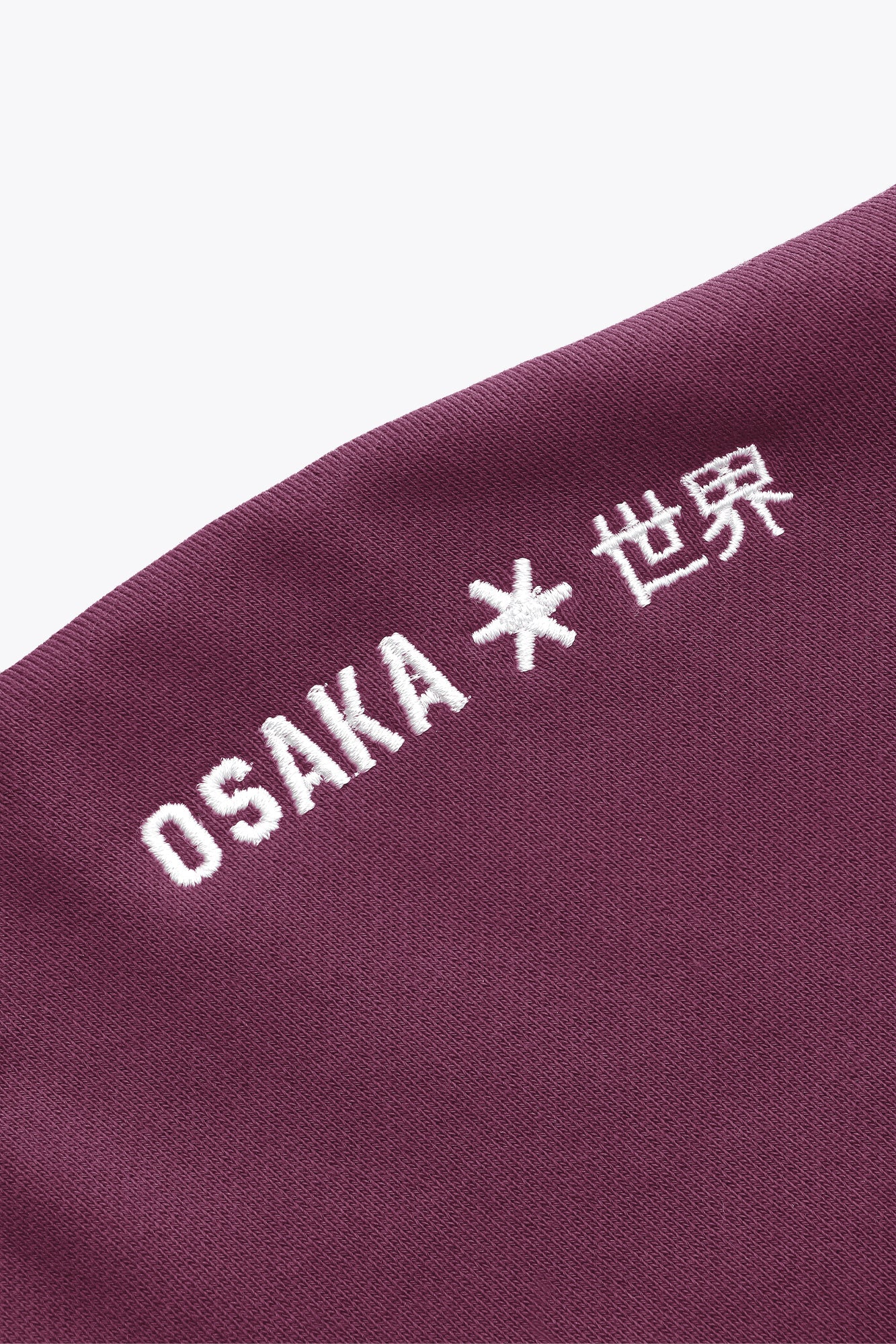 2734-Osk Women Cropped Drop Shoulder Full Zip Hoodie-Plum