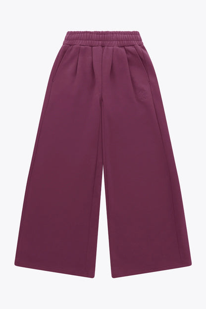 2741-Osk Women Sweatpants Wide Leg-Maroon