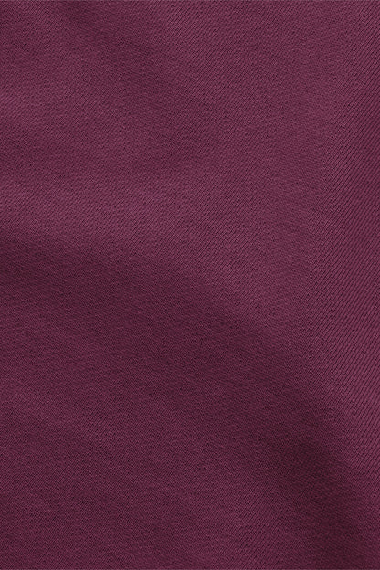 2735-Osk Women Crossed Back Drop Shoulder Sweater-Plum