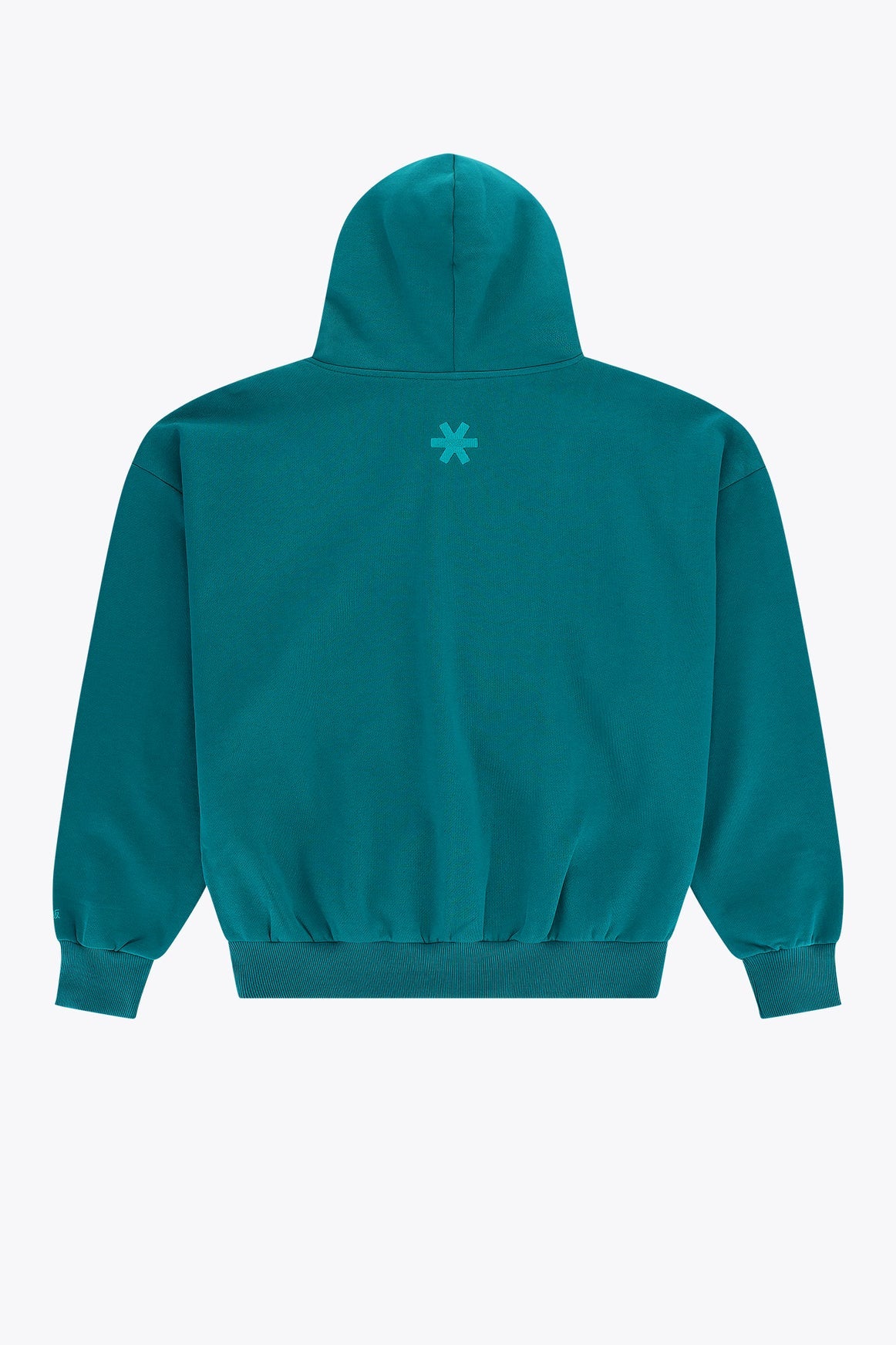 2768-Osk Men Full Zip Oversized  Hoodie-Teal