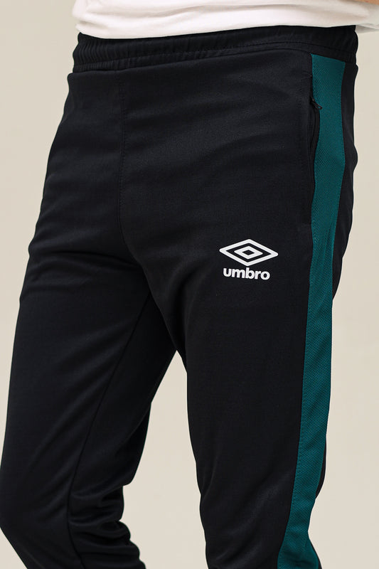 2449-Umb Dry-Fit Side Panel Trouser-FX002-Black Green