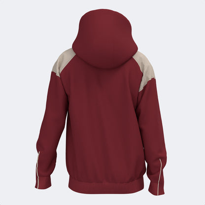 Joma Torino Full Zipper Hood Men-2566-Burgundy Beige