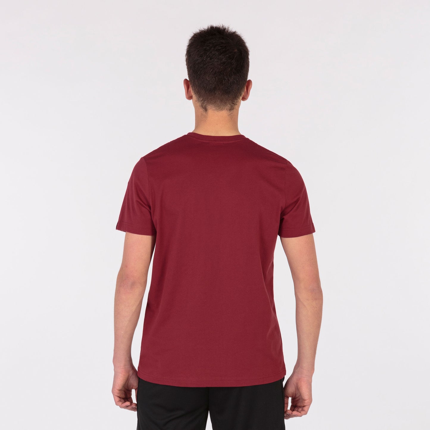 Joma Desert Plain Round Neck T-shirt Men's-2359-Burgundy