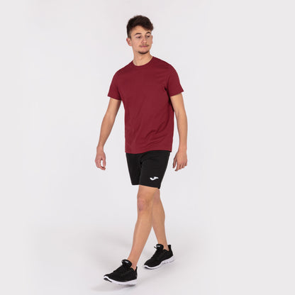 Joma Desert Plain Round Neck T-shirt Men's-2359-Burgundy