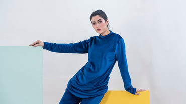 Velvet Round Neck For Women-2353