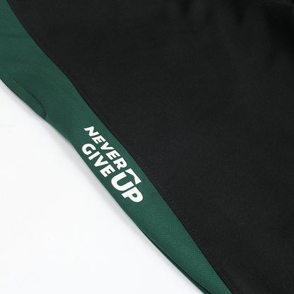 2672-FX Dry Fit Side Panel Men Trouser-FX004-Black Green