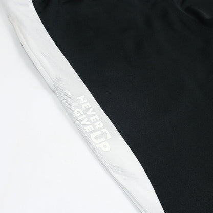 2672-FX Dry Fit Side Panel Men Trouser-FX004-Black White
