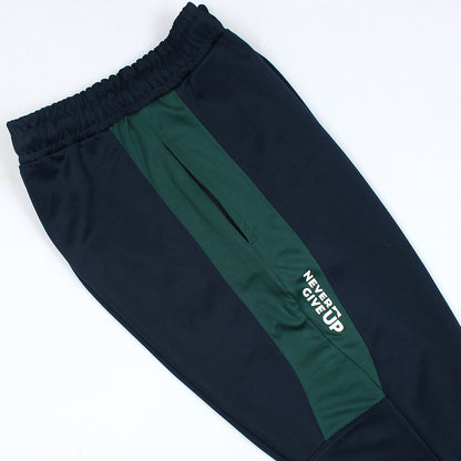 2672-FX Dry Fit Side Panel Men Trouser-FX004-Navy Green