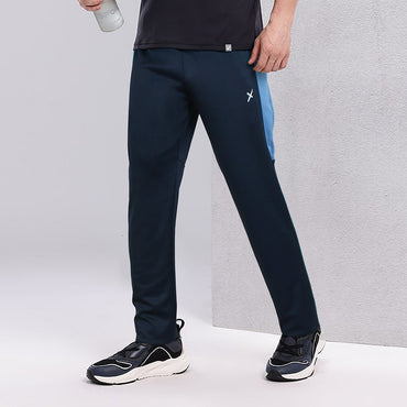 2672-FX Dry Fit Side Panel Men Trouser-FX004-Navy Sky