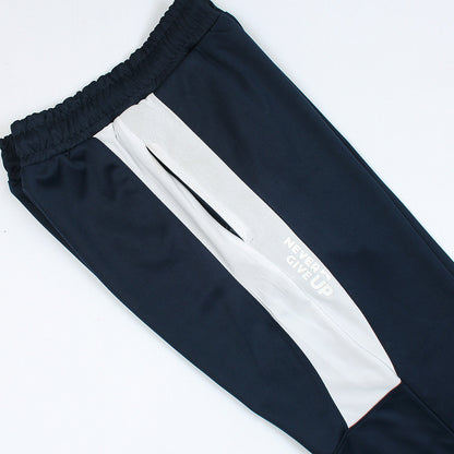 2672-FX Dry Fit Side Panel Men Trouser-FX004-Navy White