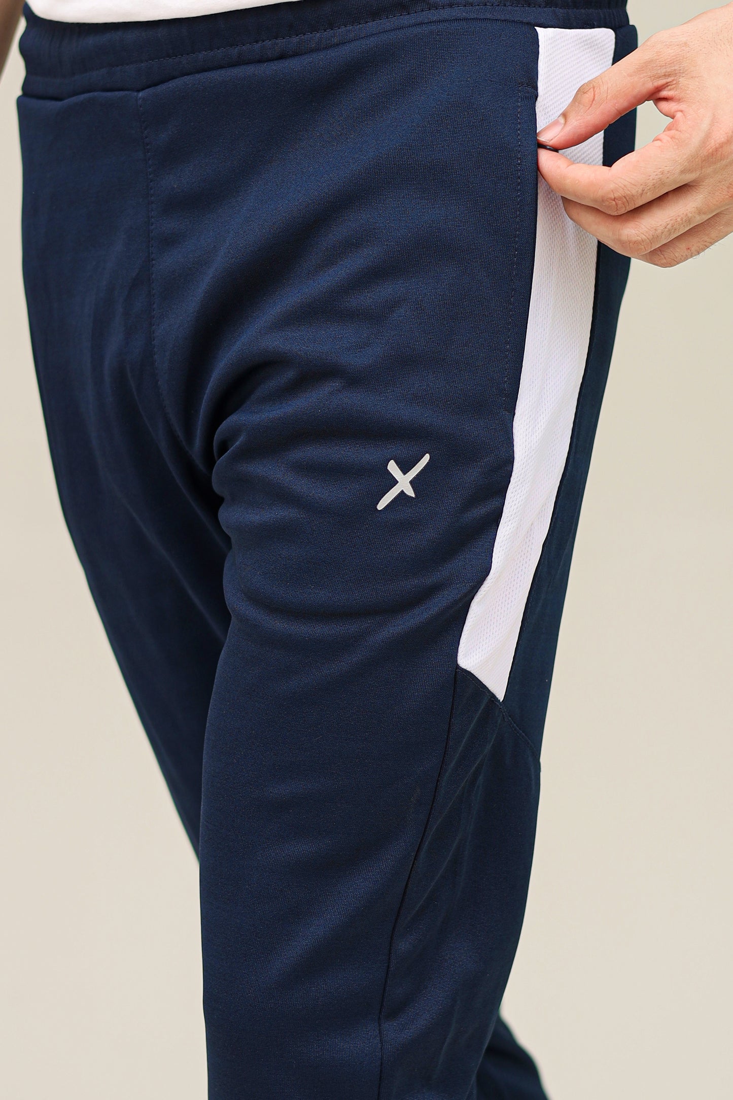 FX Dry-Fit Side Panel Trouser-2450-Navy White