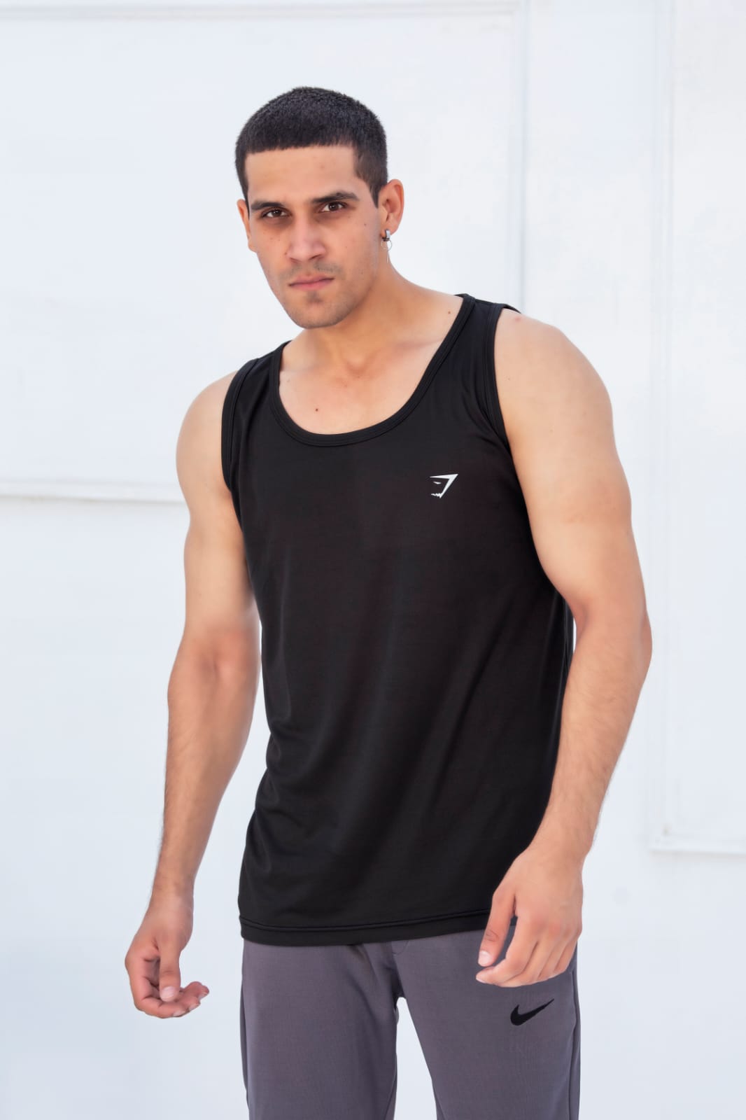 Gym Shark Gym Wear Muscles Tank Top For  Men-2273