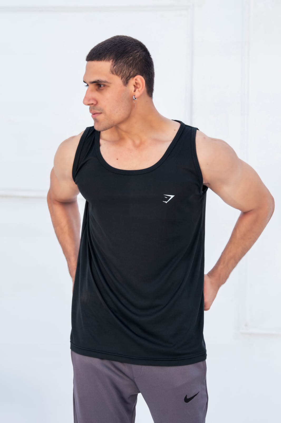 Gym Shark Gym Wear Muscles Tank Top For  Men-2273