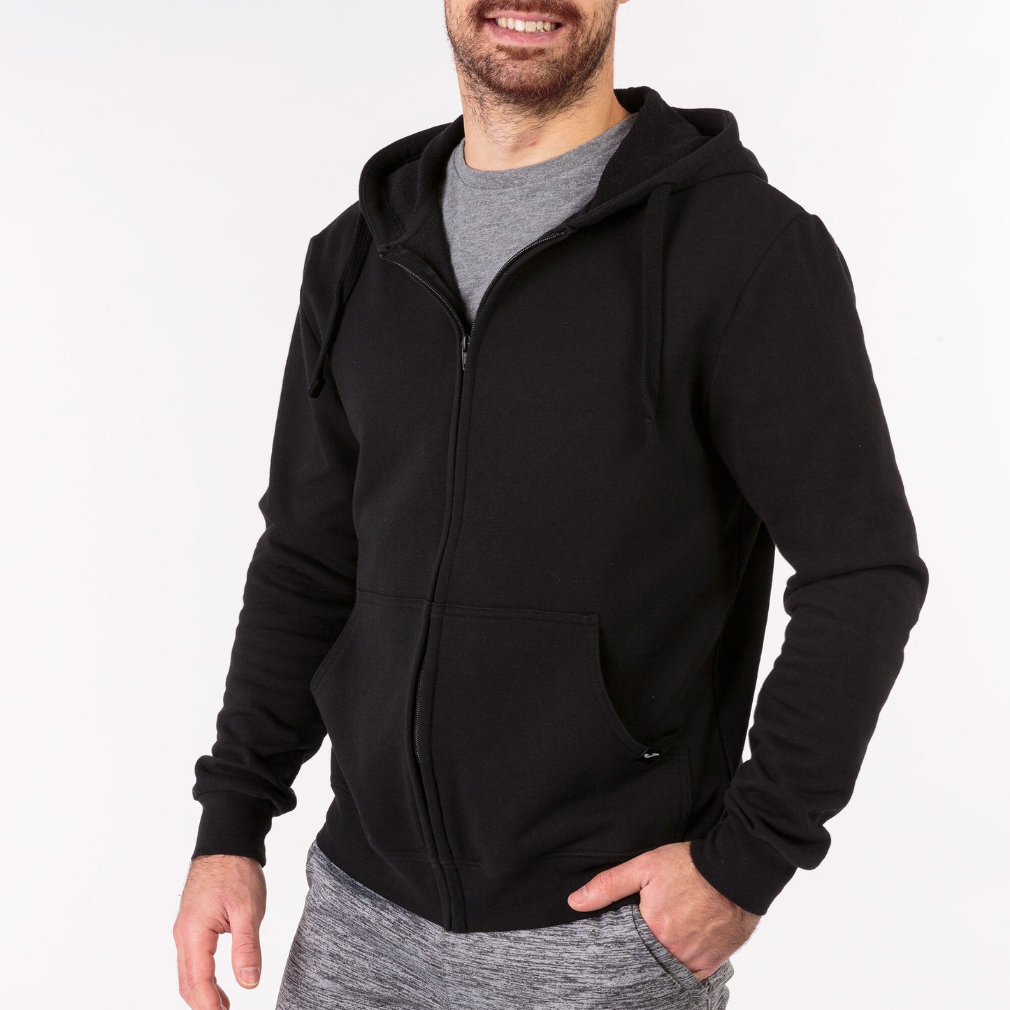 Joma Jungle Full Zipper Hood Men-2468-Black