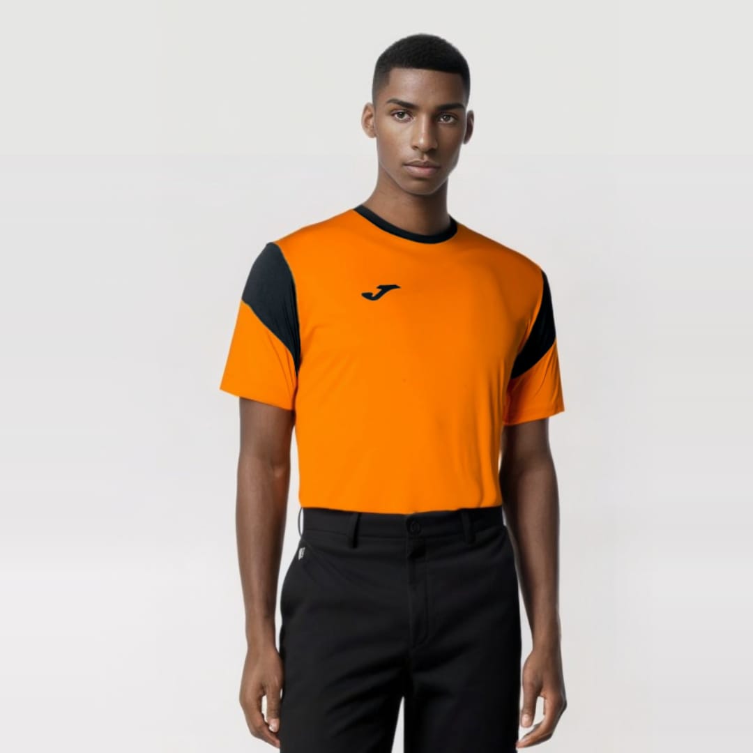 Joma Phoenix T-shirt For Men-MTST-0060-Orange Black