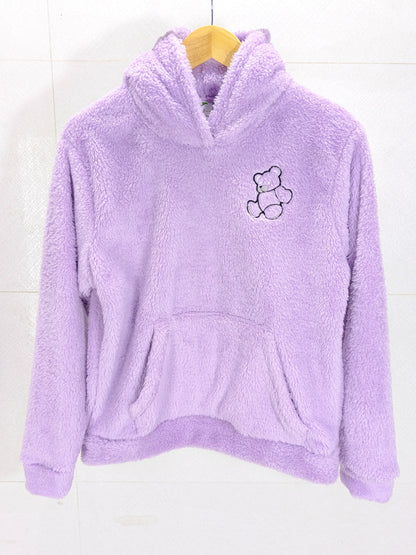 2763 Sherpa Furr Teddy Bear Hood For Women