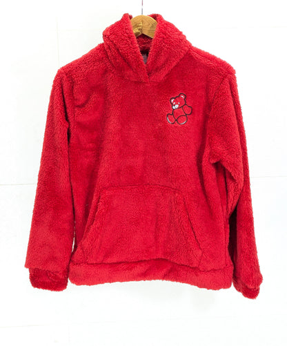 2763 Sherpa Furr Teddy Bear Hood For Women