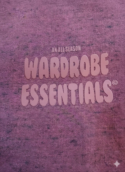 2705-BH Wadrobe Essentials Wide Leg Flare Trouser-Melange Maroon