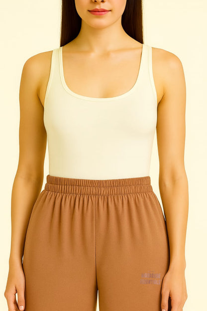 2705-BH Wadrobe Essentials Wide Leg Flare Trouser-Camel Brown