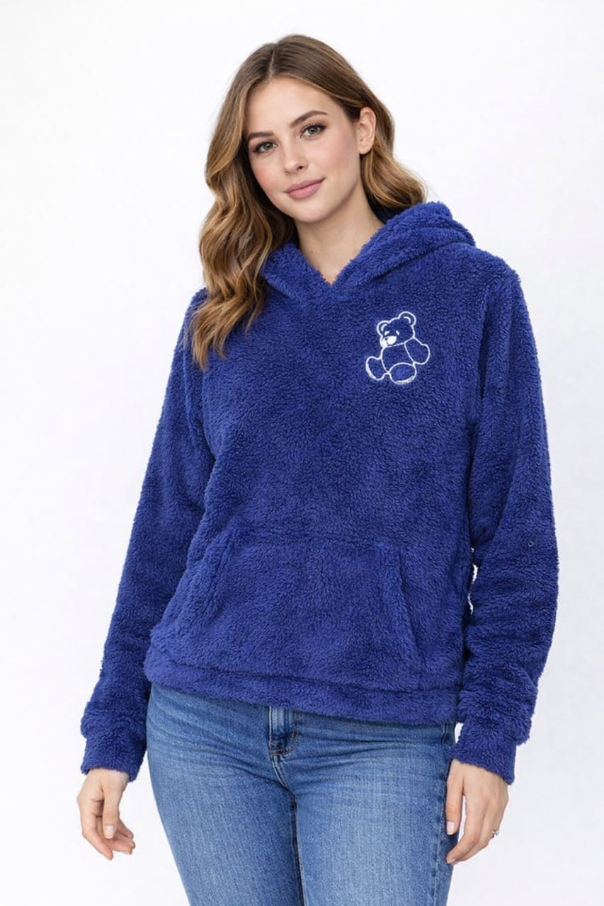 2763 Sherpa Furr Teddy Bear Hood For Women