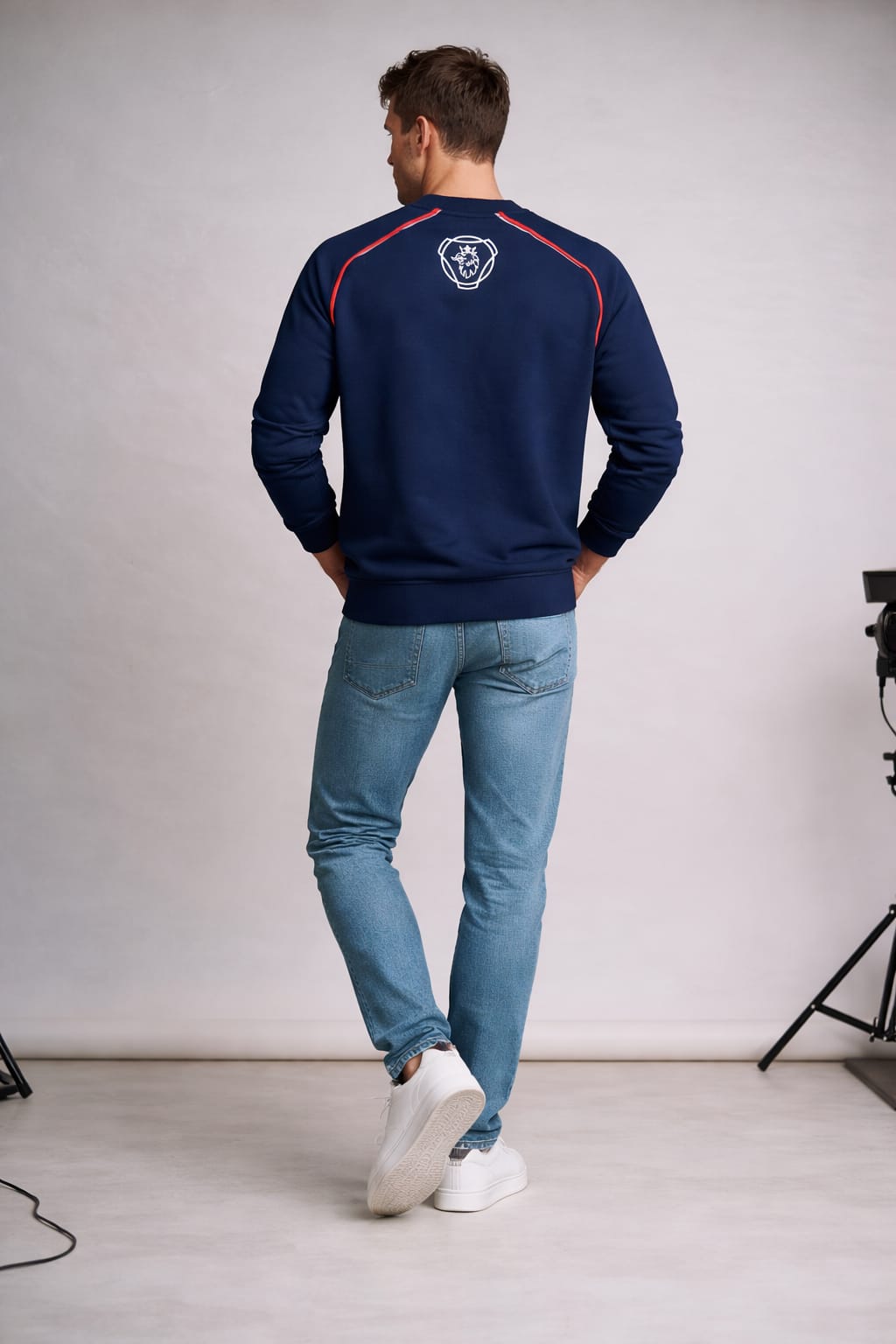 3002-Scania Men Sweatshirt-Navy