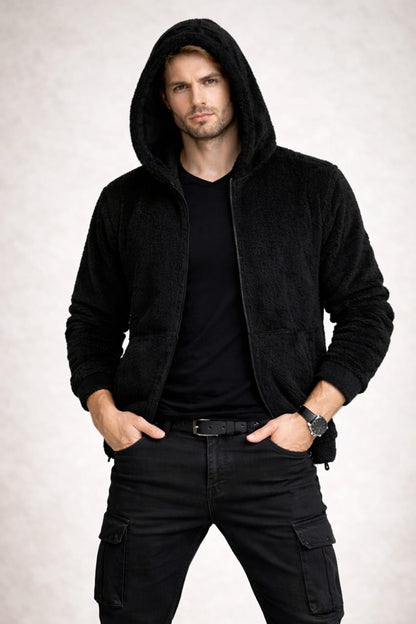 3006-Men’s Furr Full-Zip Drop Shoulder Hoodie
