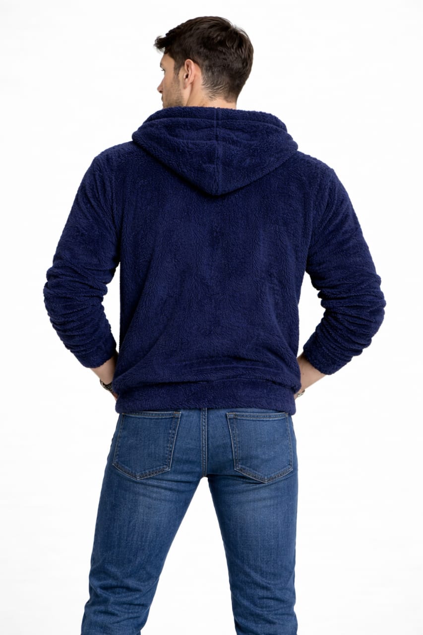 3006-Men’s Furr Full-Zip Drop Shoulder Hoodie