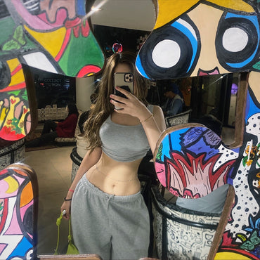 2781-Sweat Racer Scoop Neck Top Women