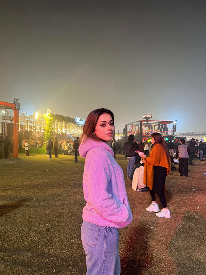 2763 Sherpa Furr Teddy Bear Hood For Women