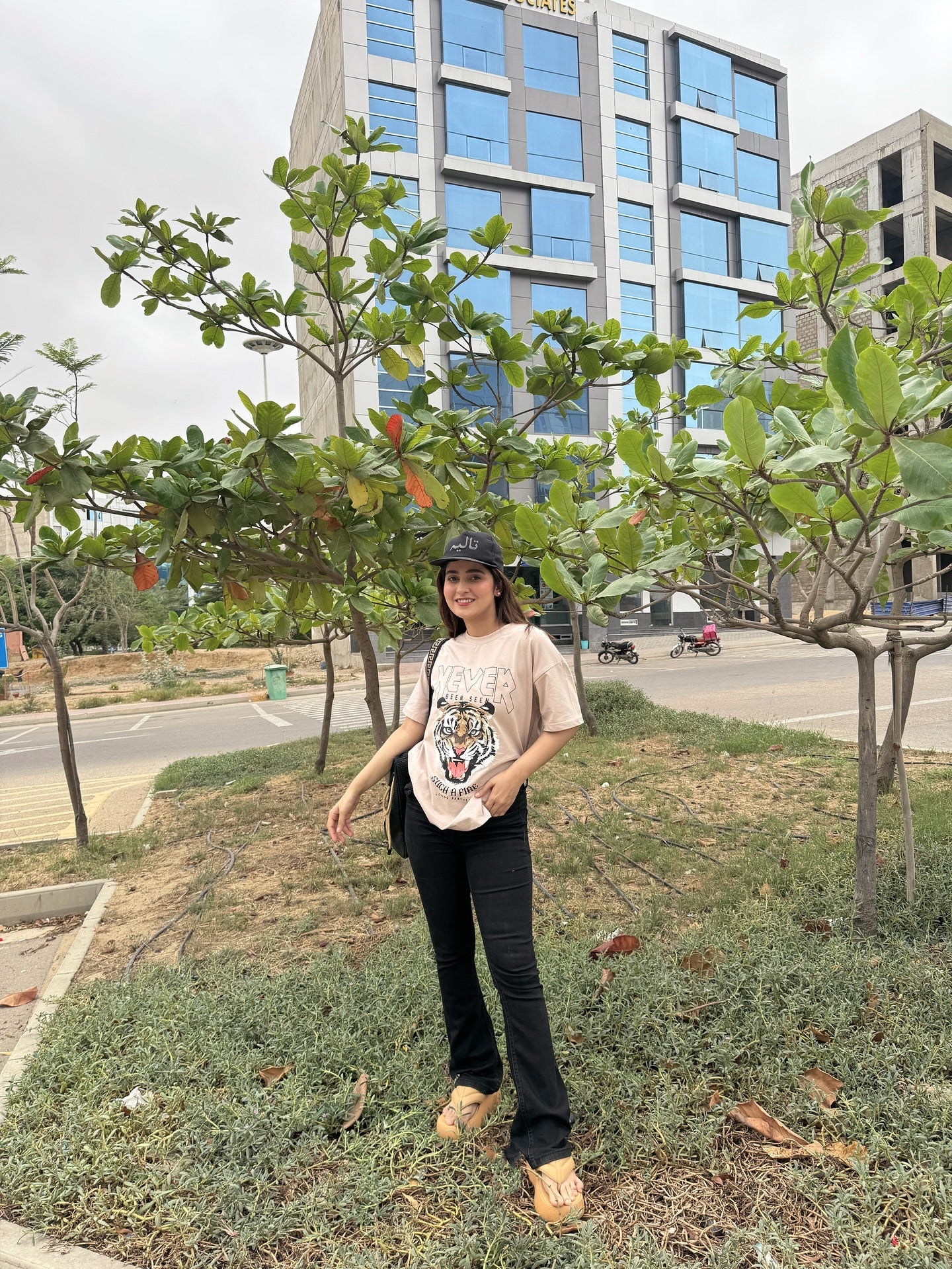 Never Tiger Print T-shirt For Women