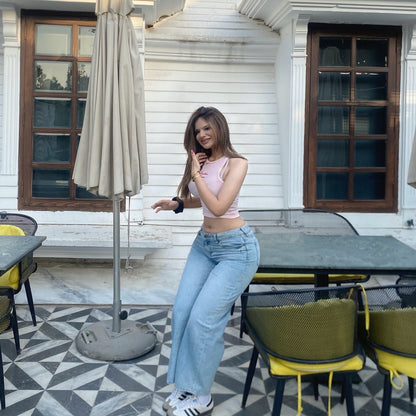 Temptetion Racer  EMB Vest-PLT-2429-Pink