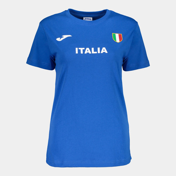 Joma Italia Round Neck T-shirt Women-2377-Royal