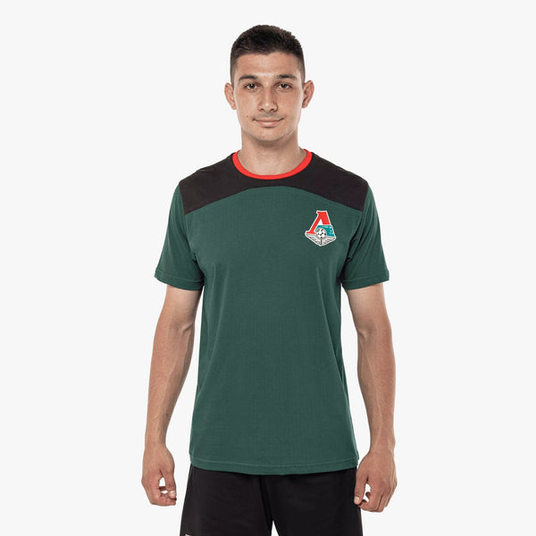 Joma Lokomotive T-Shirt-2551-Green Black