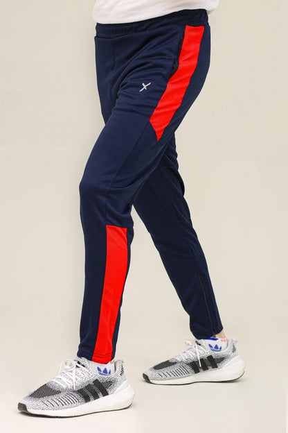 FX Dry-Fit Side Panel Trouser-2450-Navy Red