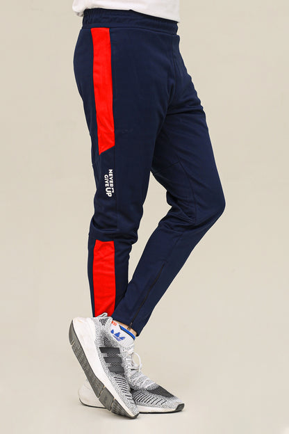 FX Dry-Fit Side Panel Trouser-2450-Navy Red