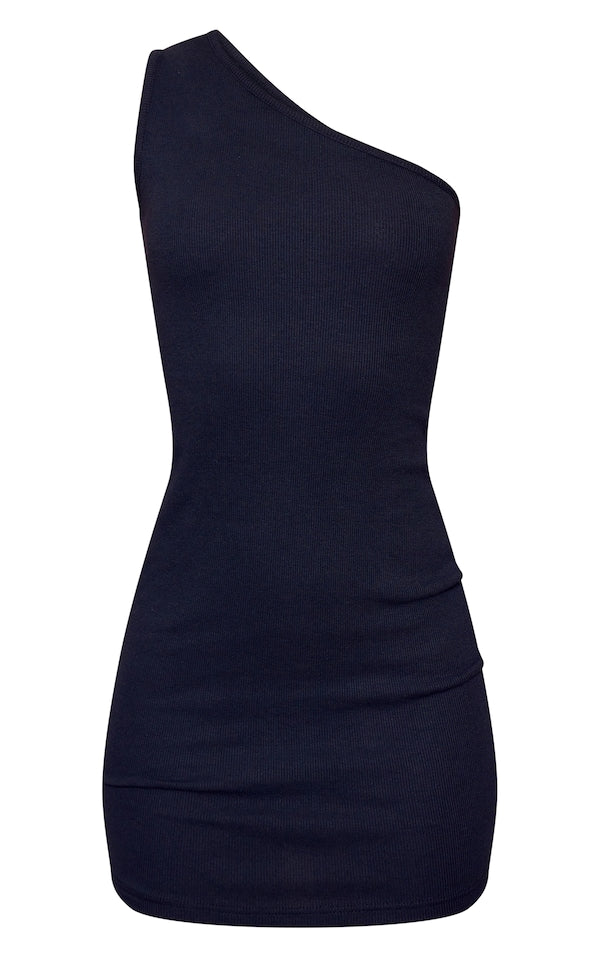 PLT One Shoulder Bodycon Dress-2443  FactoryX.pk