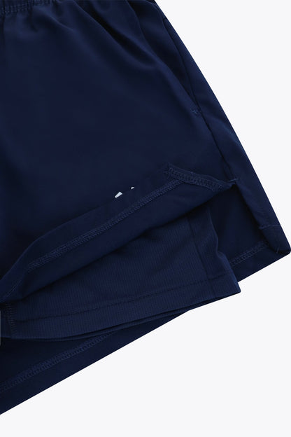 Osaka Two in one Shorts For Men-2618-Navy