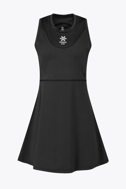 Osk Floucy Dress Women-2534-Black