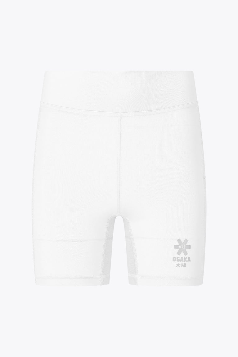 Tech Tights Shorts Women-OSK-2536-White