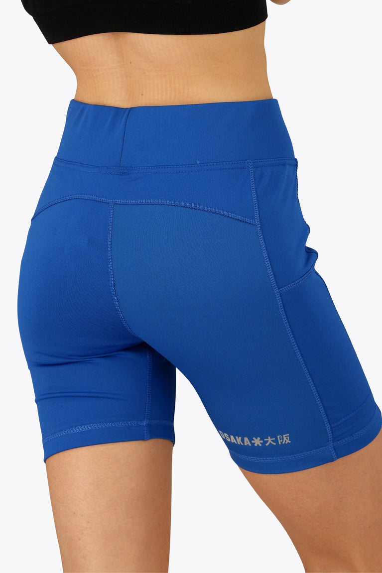 Tech Tights Shorts Women-OSK-2536-Royal