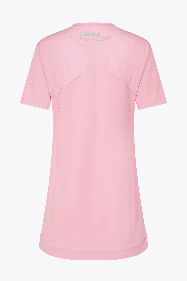 Osk V-neck Tech Dress Women-2535-Pink