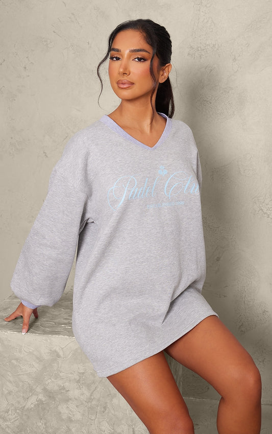 Petite World wide  Graphic Sweater Dress PLT-2454