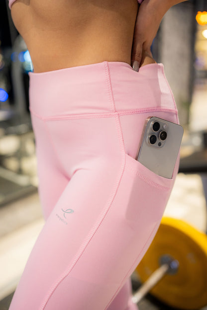 2753-Osk Gym Wear Sports Bra Set Women-Pink