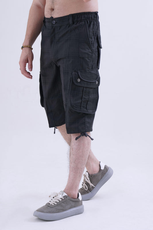 Raff & Taff Bermuda Shorts For Men-RT665-2627 Anthracite