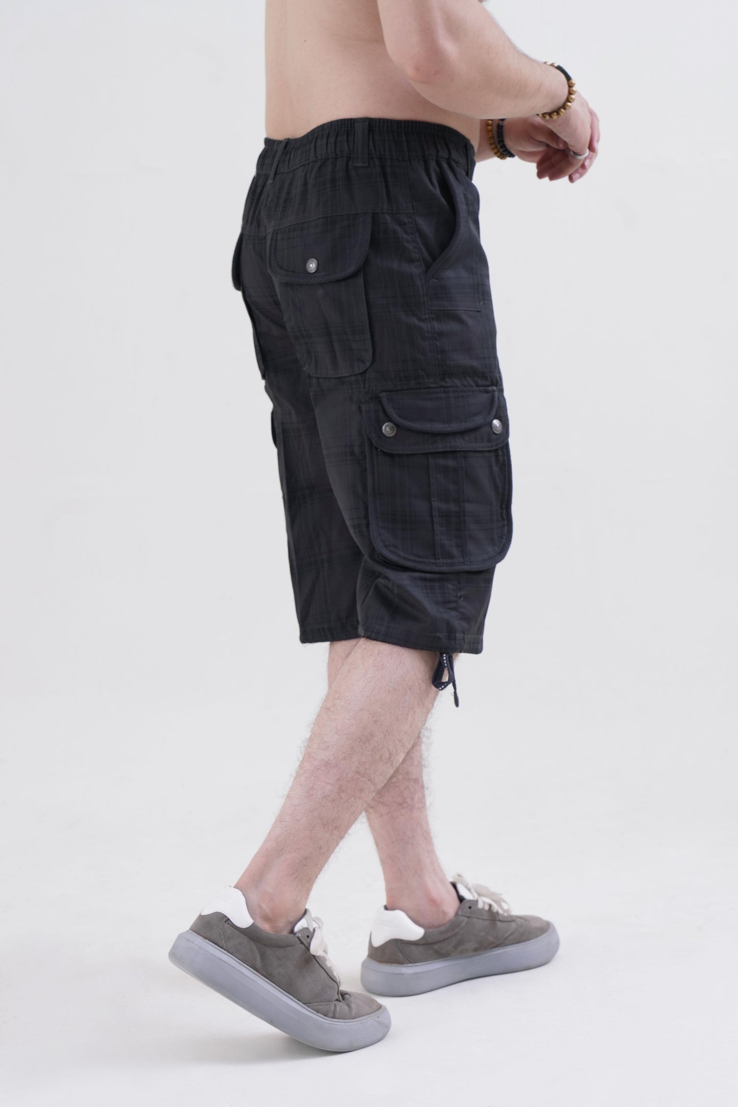 Raff & Taff Bermuda Shorts For Men-RT665-2627 Anthracite