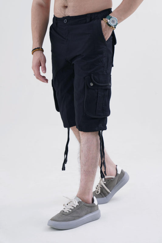 Raff & Taff Bermuda Shorts For Men-RT666-2630 Black